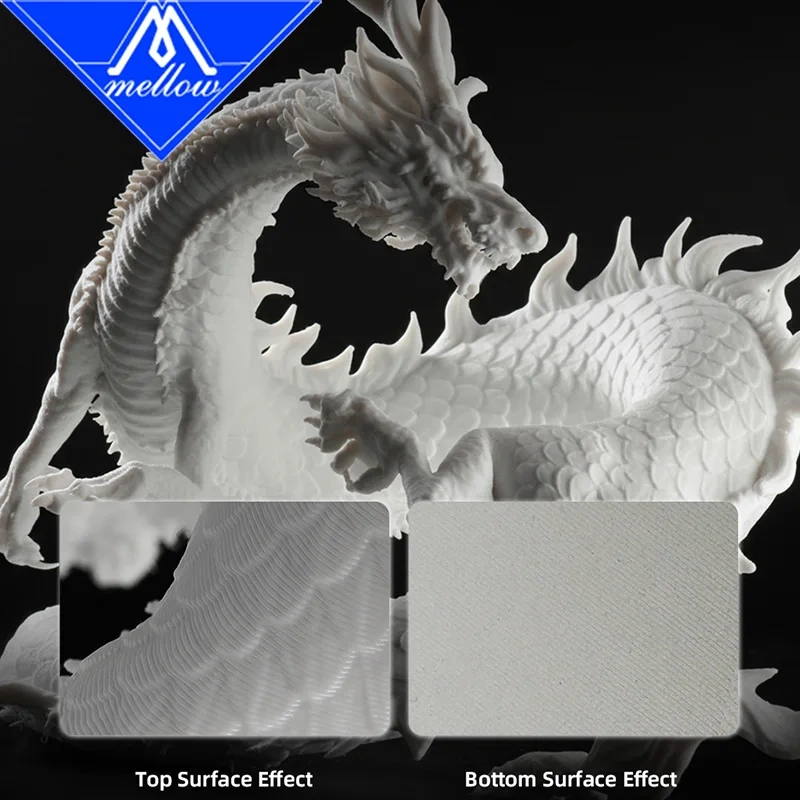 Mellow MintPad Cool Plate Build Surface for Bambu Lab X1 P2S P1S P1P A1 H2D 3D Printer Low Temp Adhesion Dual-Sided Flexible Bed