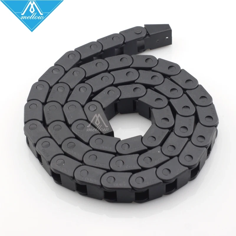 HOT! Best !!! 10 x 10mm L1000mm Cable Drag Chain Wire Carrier with end connectors for 3D Printer Tools