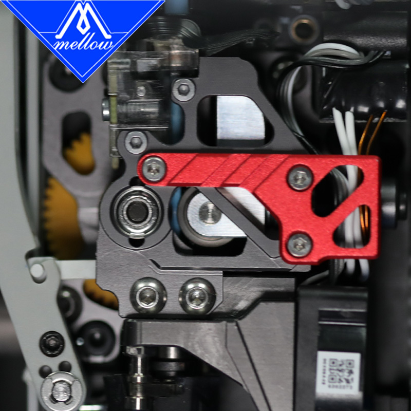 Mellow DIY CNC FluxHeat Lite Extruder & DLC BXP Hardened Steel Gears For Upgrade Bambu Lab  P1P P1S 3D Printer