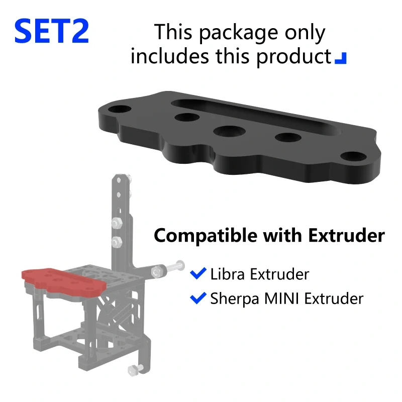 Mellow Alll Metal CNC ZeroG Printhead Bracket For Goliath Crazy Dragon Hotend Sherpa Extruder Mini Mercury Ender 5 S1 3D Printer