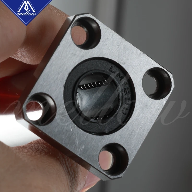 High precision MYT Flange BEARING LMK12LUU 12x21x57mm 12mm Ball Bearing For Ultimaker 2 UM2 3D printer linear Rod Cnc Parts