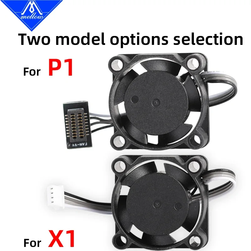 Mellow Dual Ball Bearing 2510 Cooling Fan For Bambu Lab X1 X1C / P1 P1S P1P Hotend Cooling Fan 3D Printer Accessories