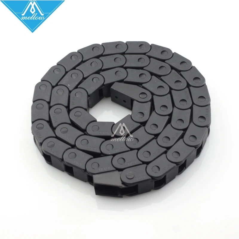 HOT! Best !!! 10 x 10mm L1000mm Cable Drag Chain Wire Carrier with end connectors for 3D Printer Tools