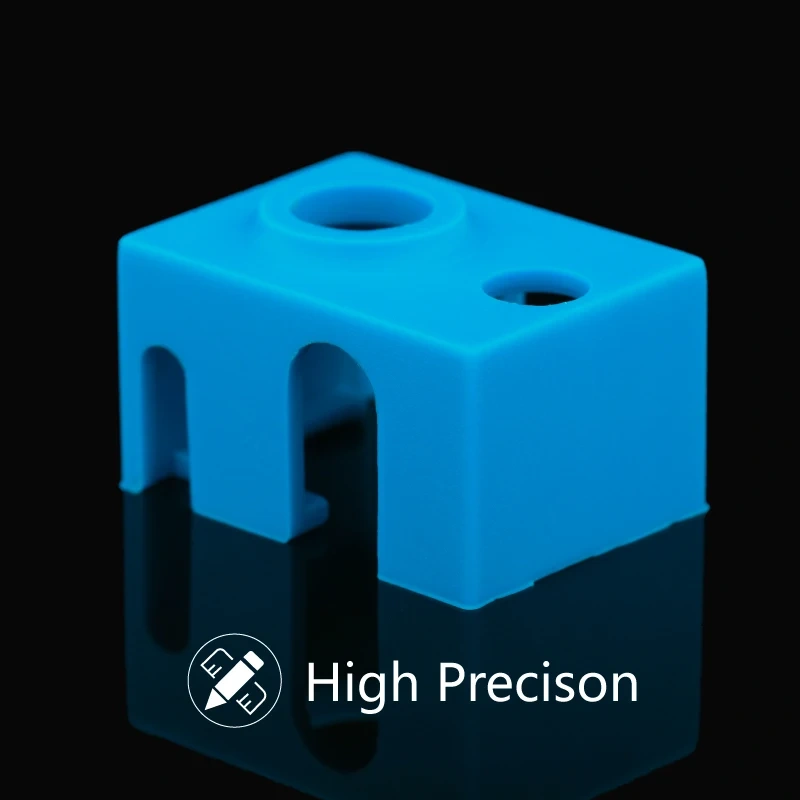 Mellow high quality cartridge heater block silicone V6 socks for 3D Printer Extruder PT100 sensor heated RepRap hotend nozzle