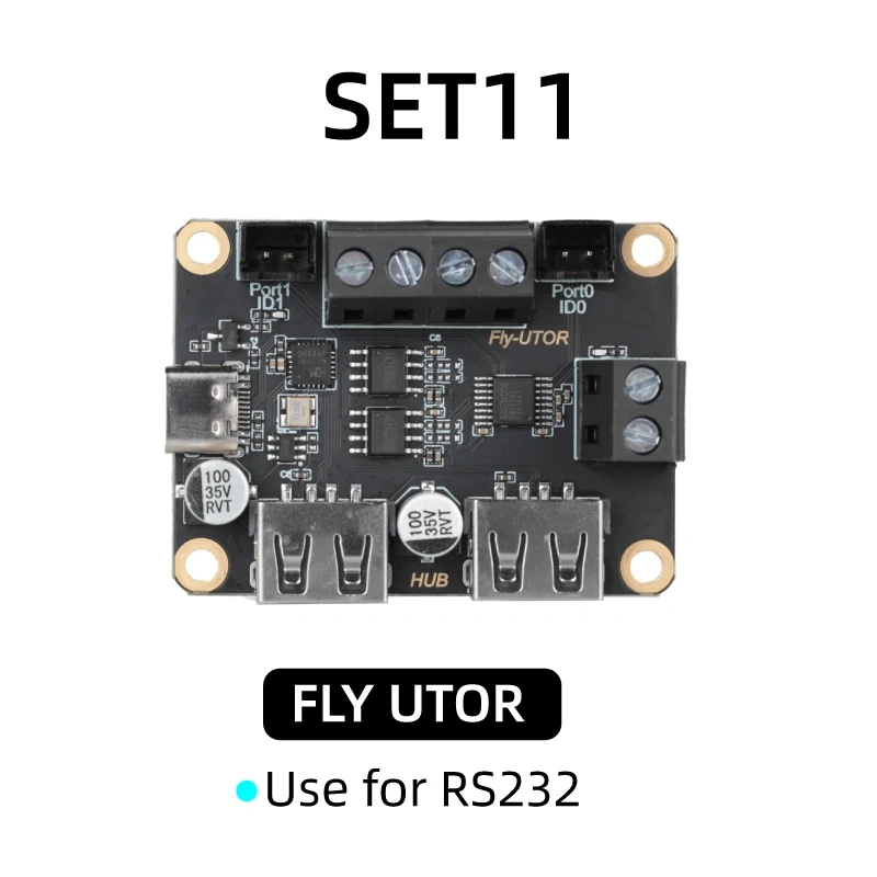 Mellow Fly-SB2040 V3 Board For Voron 2.4 R2 Trident Stealthburner CW2 Extruder Klipper RRF Eddy Canbus HeadTool PT1000 / PT100