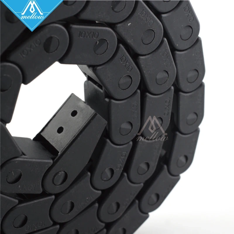 HOT! Best !!! 10 x 10mm L1000mm Cable Drag Chain Wire Carrier with end connectors for 3D Printer Tools