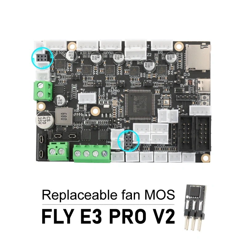Mellow Fly Fan mos Board For Fly-rrf-e3 Pro / Fly-Super ∞ / Fly-Gemini Board