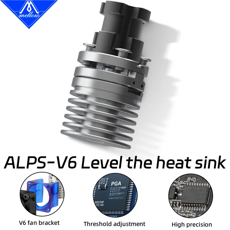 Mellow ALPS-V6 Heatsink Smart Leveling Nozzle Probe For E3D V6