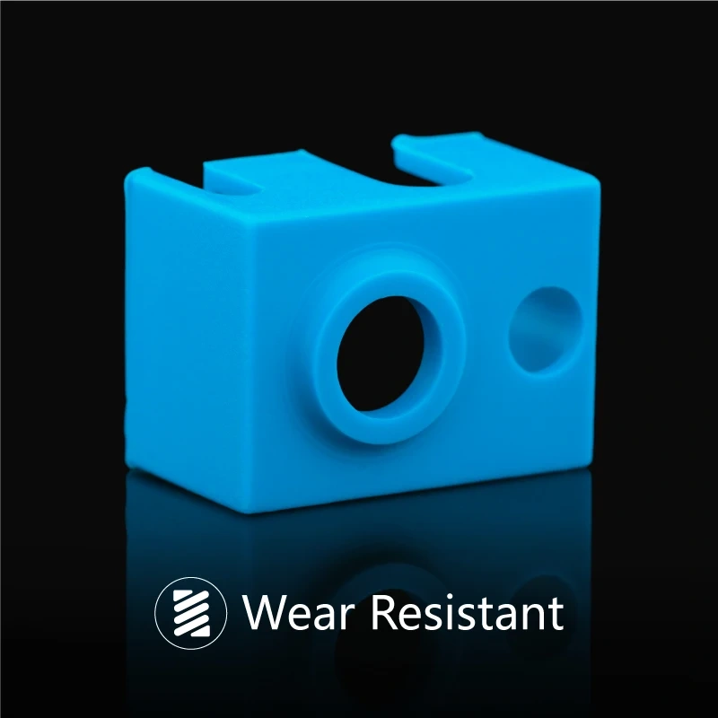 Mellow high quality cartridge heater block silicone V6 socks for 3D Printer Extruder PT100 sensor heated RepRap hotend nozzle