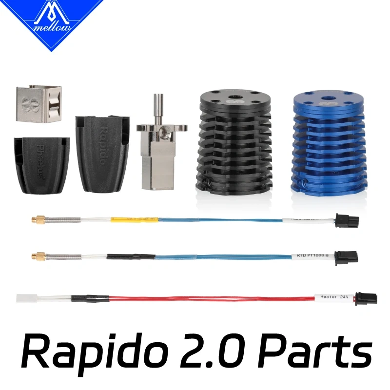 Mellow Genuine Phaetus Rapido 2.0 HF/UHF Spare Parts Heating Block Hot End Silicone Socks