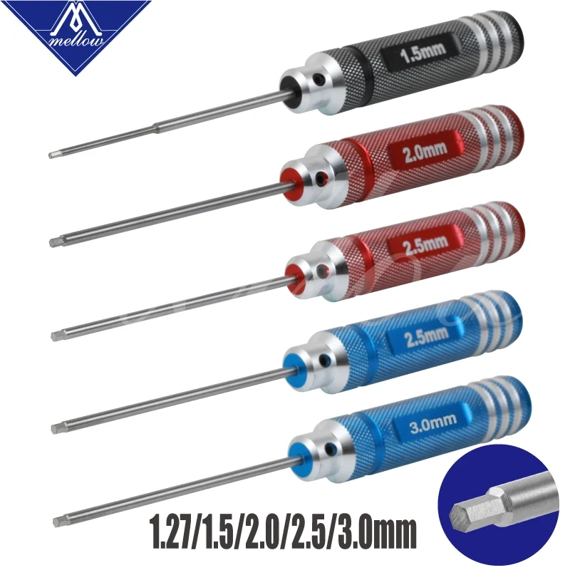 Mellow Quality Screwdriver Tool 1.27 1.5 2.0 2.5 3.0 For 3D Printer Ender 3 Accessories NF-Crazy Hotend Removal Tool