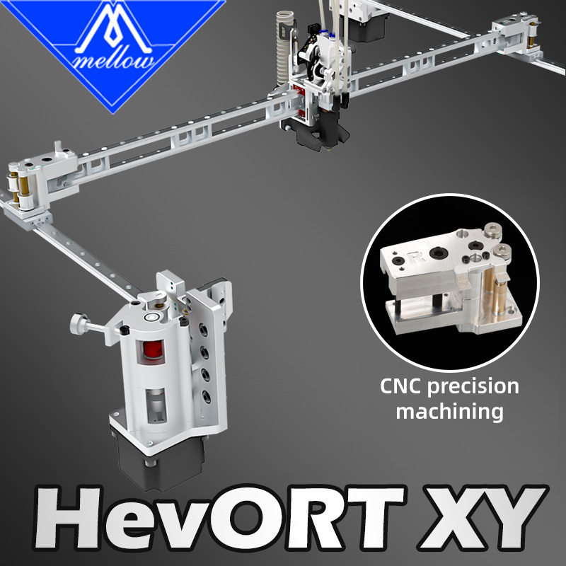 Mellow High-Precision CNC EVOHevort SPAWD Mount For DIY Hevort 3D Printer 9/10/12MM Belt NEMA23 Motor Upgrade For Maximum Performance
