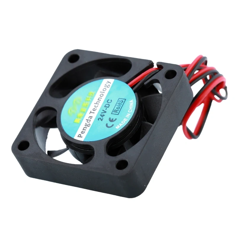 Mellow 1pcs 3d printer small cooling fan cooling extruder special small fan 2 wire 4010 12V 24V two kinds  3d printer parts