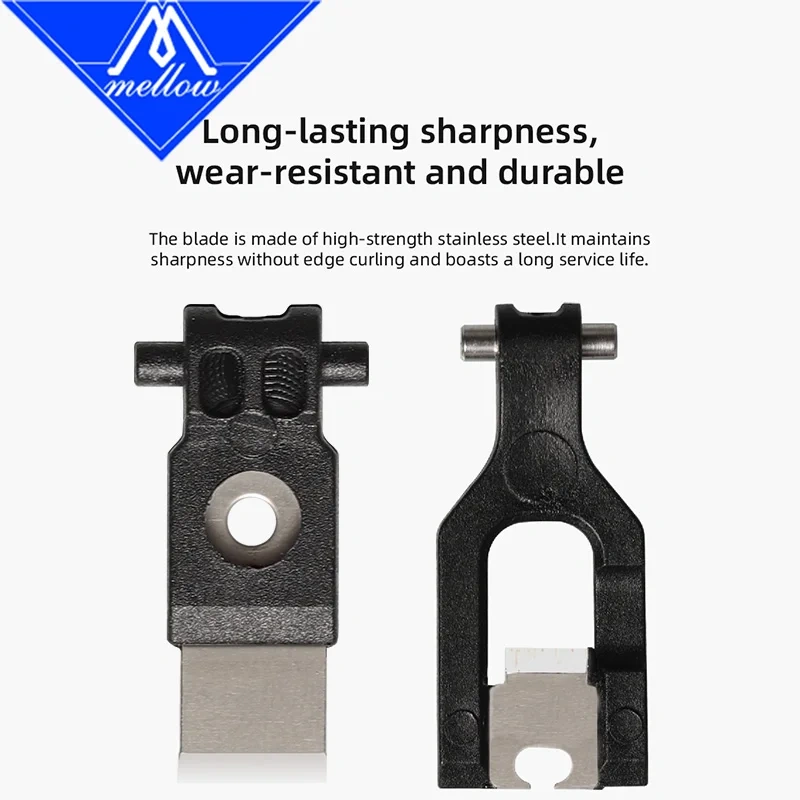 Mellow SK5 Steel Filament Cutter Blade for Bambu Lab H2D H2S H2C P1S P1P X1C X1E A1 A1 Mini 3D Printer Replacement Parts