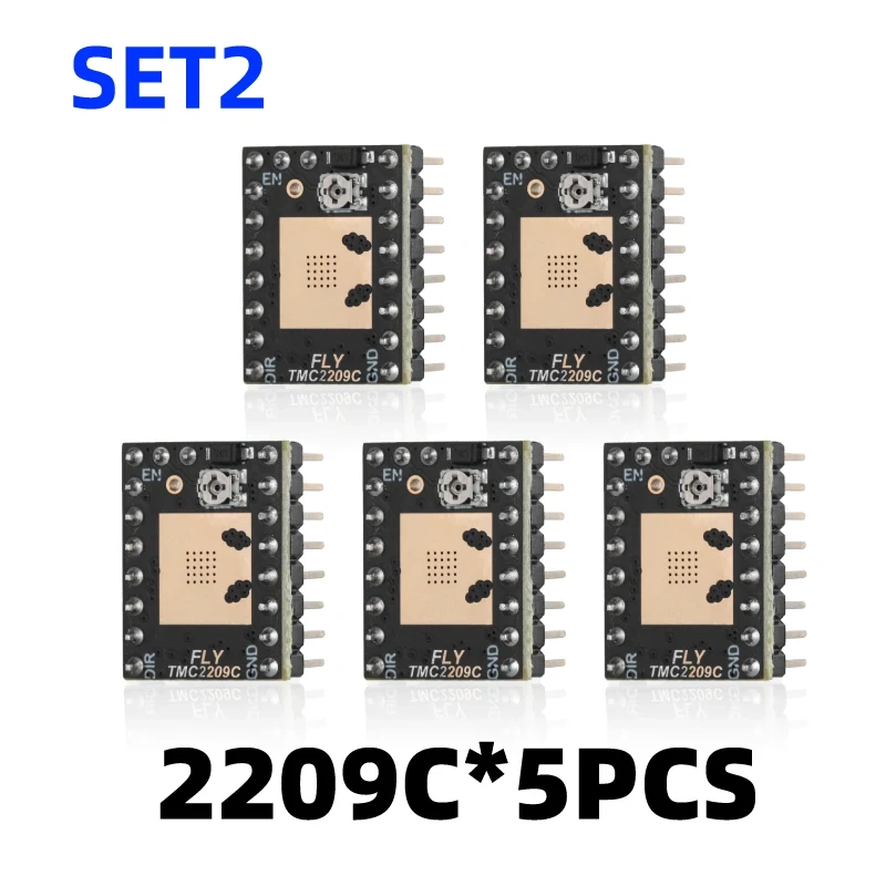Mellow 5 Axis FLY D5 V1.0 Board 32Bit Control Board Klipper Firmware TMC2209 UART 3D Printer Parts For Ender 3/5 Voron0.1/0.2
