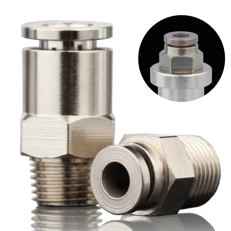 Mellow 2pcs 3D printer remote feed tube interface/ remote inlet port connector /Teflonto tube adapter  Use for 1.75mm/3mm