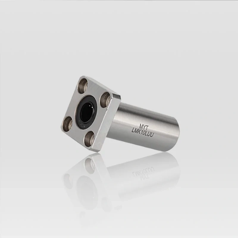 High precision MYT Flange BEARING LMK10LUU 10x19x55mm 10mm Ball Bearing For VzBoT VZ235 VZ330 3D printer linear Rod Cnc Parts