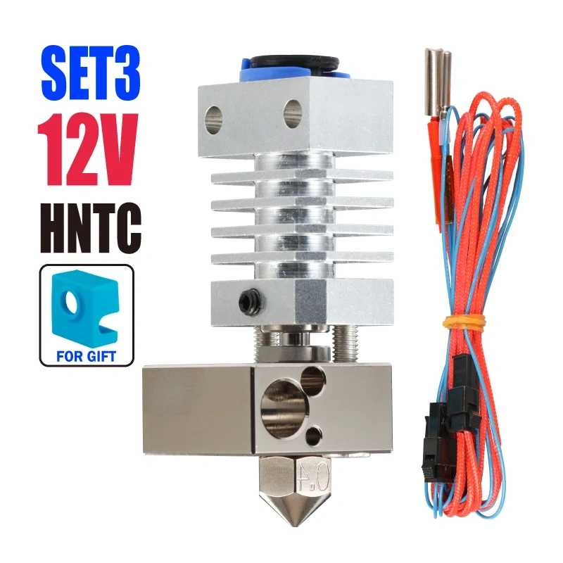 Mellow All Metal Cr10 Hotend Plated Copper Mk8 Nozzle & Heated Block 3D Printer J-head Hotend For Upgrade Ender 3 Micro Swiss