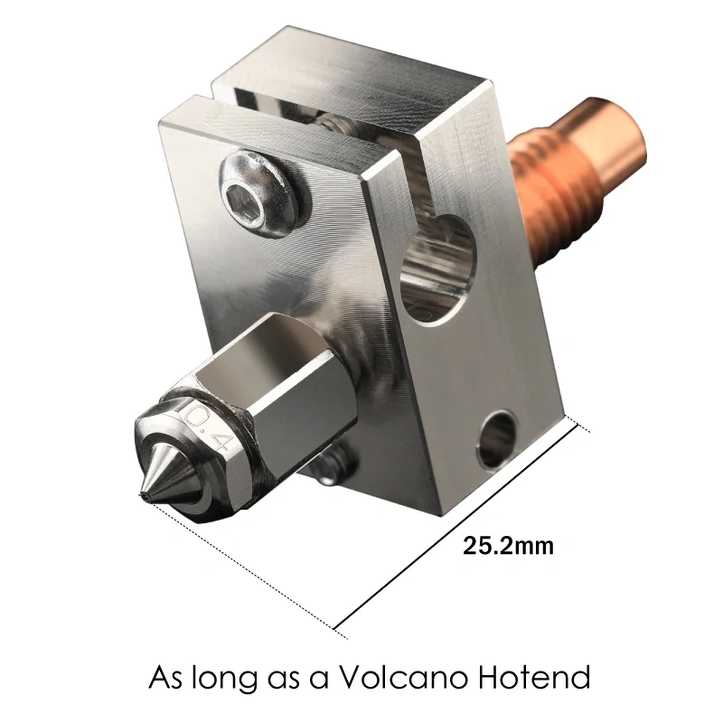 Mellow V6 Plus Adapter To Increase the Flow Of V6 / RapidoHot End For High-speed 3D Printing And Adapt To Nozzles