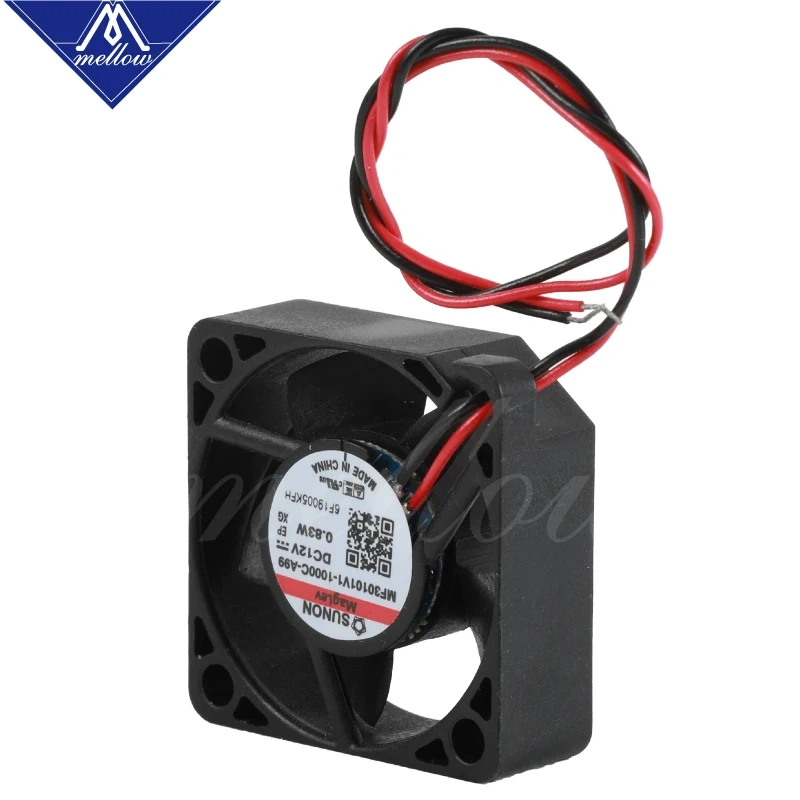 Mellow Sunon 12V Magnetic Suspension Bearing 3010 Fan 30*30*10mm 3010s DC Fan Cooling V6 Extruder 3D Printer Accessories Parts