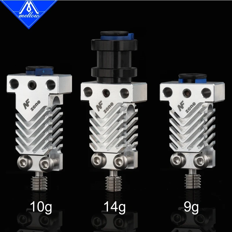 Mellow All Metal Titanium Heat Break NF Zone-T V6/CR10 PRO Heat Sink For  V6 Hotend Ender 3 Ender 5 PRO 3D Printer Parts