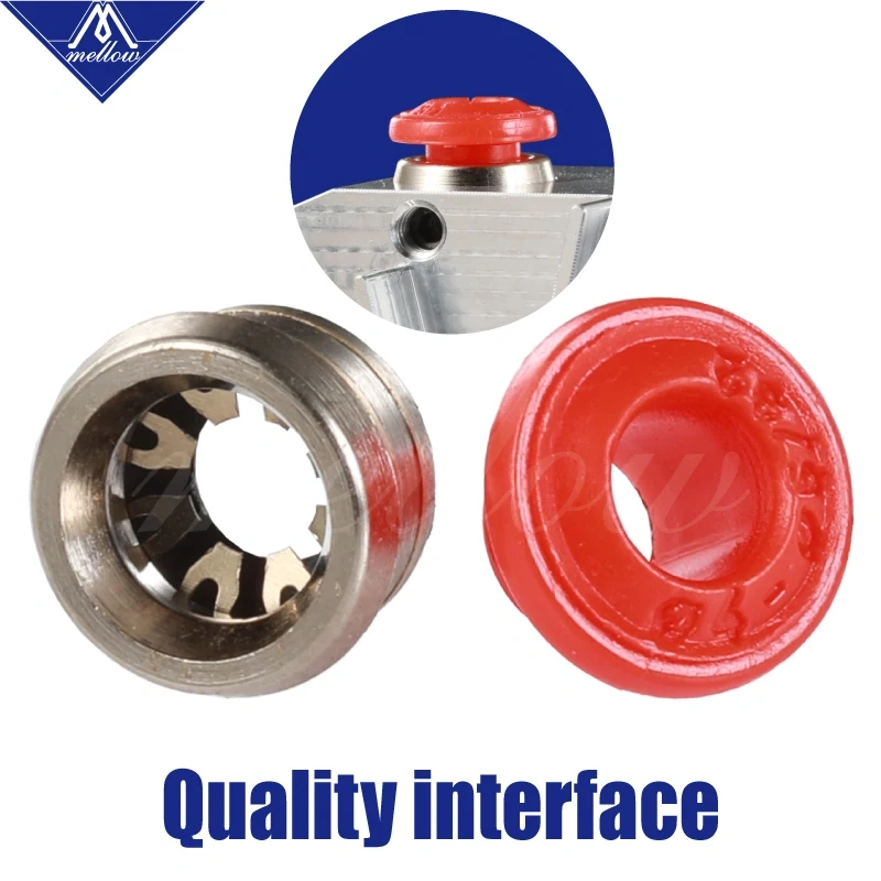 Mellow NF Spare Pneumatic Connectors PTFE Tube Quick Coupler Fittings For All metal NF Sunrise/tc-3/tc-2 Hotend
