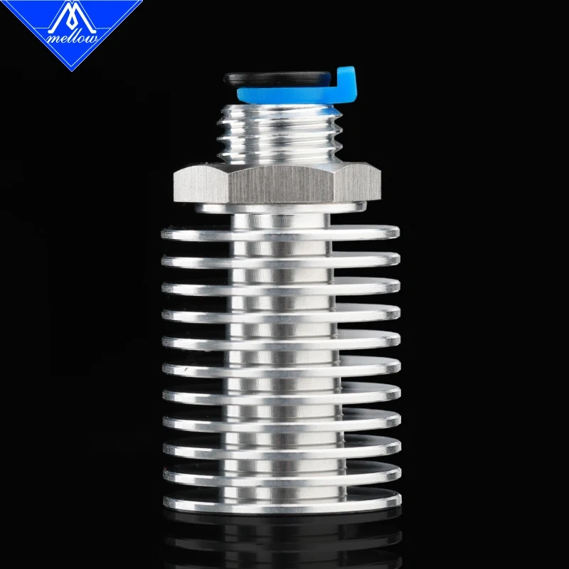Mellow 3D printer V6 Threaded HeatSink For V6 Hotend Remote 1.75MM Bowden Voron 0 Radiator For DDG Extruder