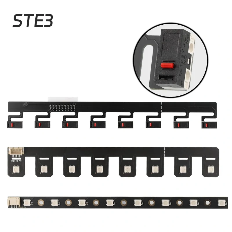 Mellow Fly ERCF V2 PCB Limit Switch Endstop & PCB RGB LED 6/8 color Rabbit 2.0 Enraged Rabbit Neopixels Switch For 3D Printer