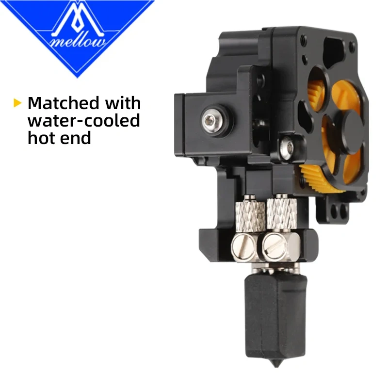 Mellow DIY FluxHeat Exturder & TZ Water Hotend For Upgrade Bambu Lab X1 X1C P1P P1S 3D Printer To Reduce Clogging