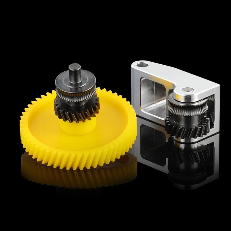 Mellow High Quality CNC Nanocoated DLC BXP Gear Kit For Bambu X1/X1C/P1P/P1S Extruder 3D Printer Parts For Carbon Fiber Filament