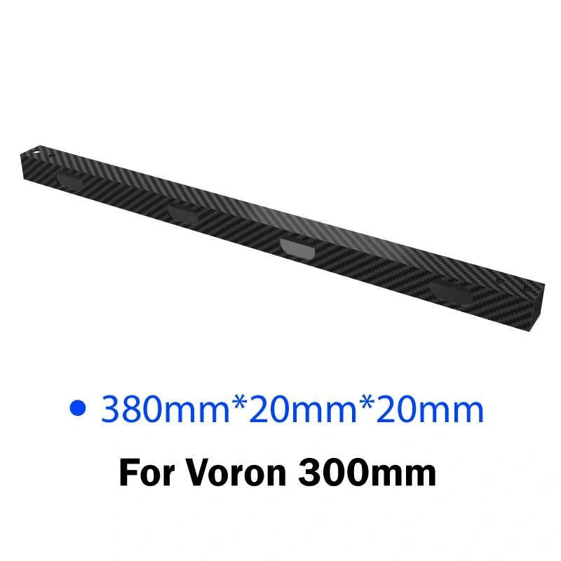 Mellow 1Pcs CNC Voron 2.4 Trident  3D Printer CF-Tube Drilling Carbon Fiber Square Tube For Lightweight For Both MGN9 And MGN12