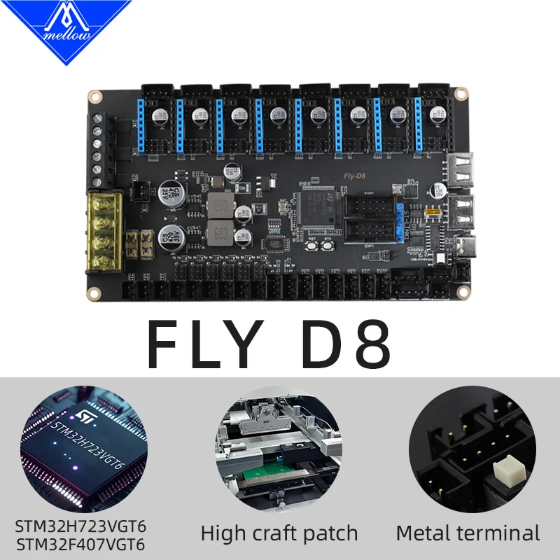 Mellow FLY D8 Board For High-Expandability DIY 3D Printer