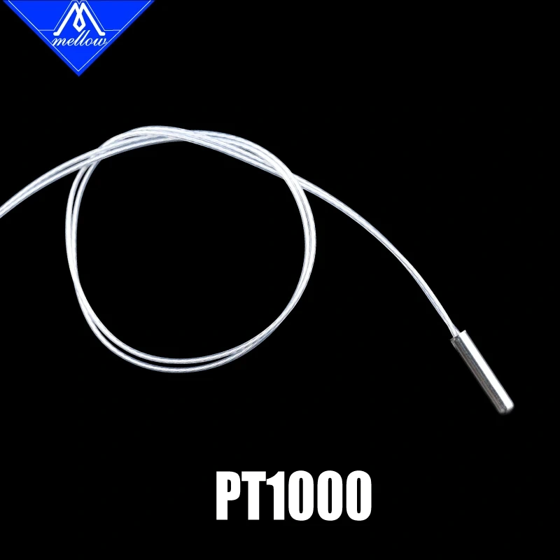 Mellow High Temperature PT1000 Thermistor Cartridge 450 C For Voron Klipper V6 Volcano Dragon Crazy Hotend Heat Block PEEK PEI