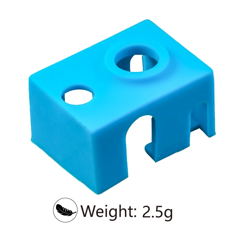 Mellow high quality cartridge heater block silicone V6 socks for 3D Printer Extruder PT100 sensor heated RepRap hotend nozzle