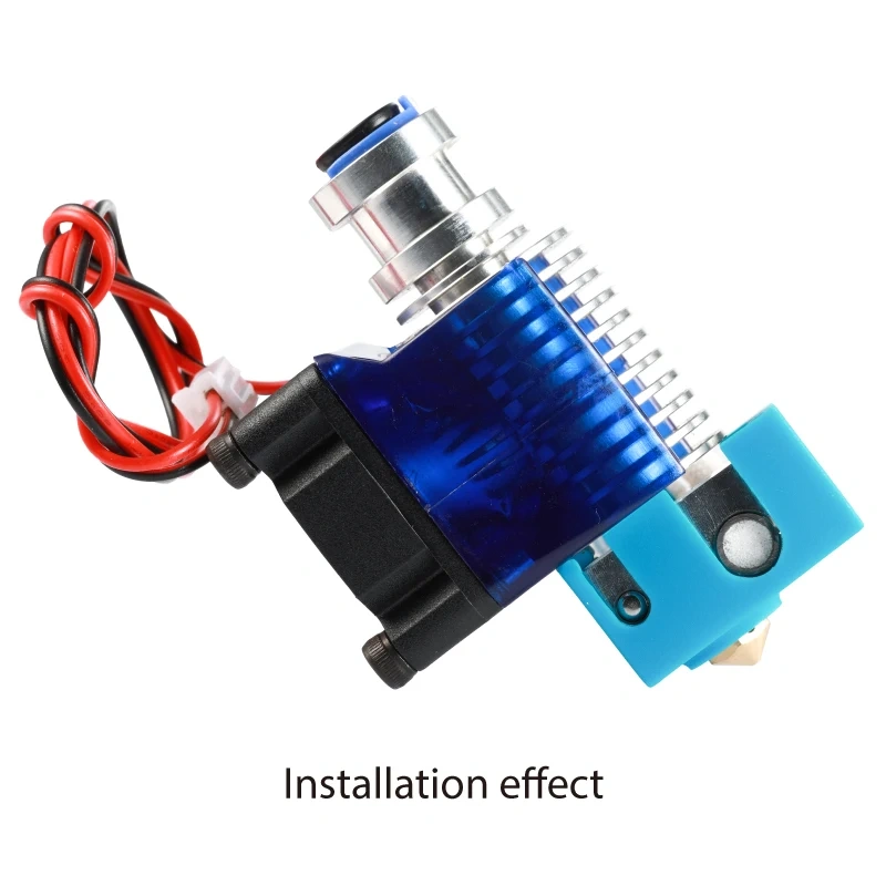 Mellow high quality cartridge heater block silicone V6 socks for 3D Printer Extruder PT100 sensor heated RepRap hotend nozzle