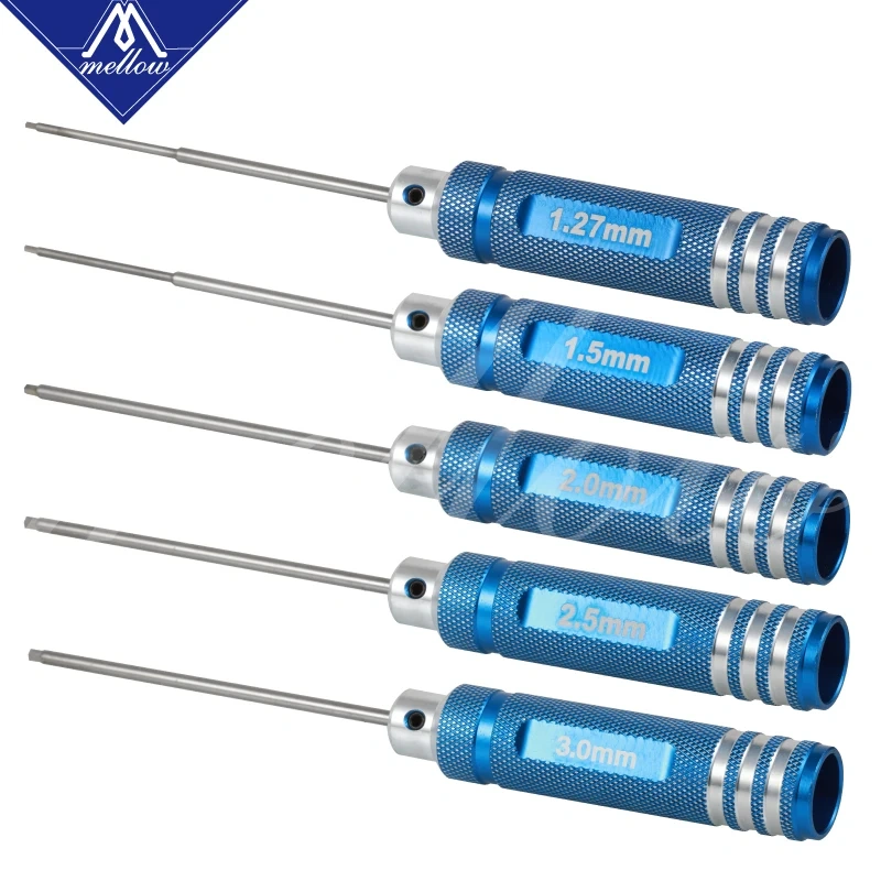 Mellow Quality Screwdriver Tool 1.27 1.5 2.0 2.5 3.0 For 3D Printer Ender 3 Accessories NF-Crazy Hotend Removal Tool
