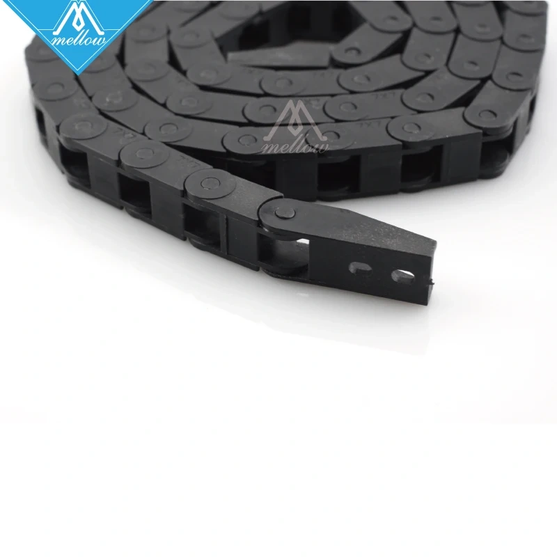 HOT! Best !!! 7 x 7mm L1000mm Cable Drag Chain Wire Carrier with end connectors for 3D Printer Tools