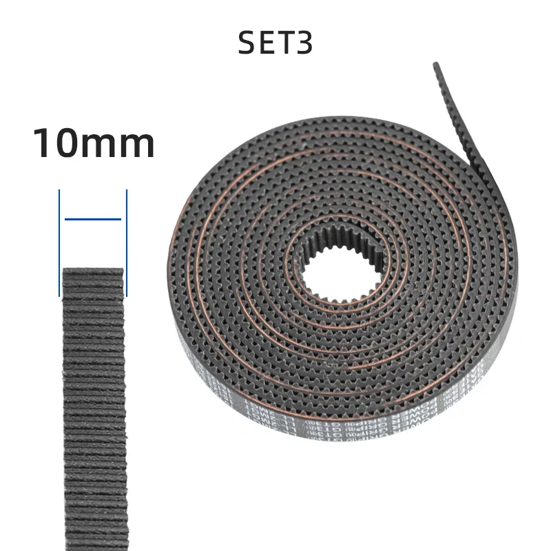 Mellow 3D Printer Parts POWERGRIP GT3 GATES-LL-2MGT Pulley Timing Belt Width 6MM 9MM 10MM 12MM Enhanced Precision And Durability