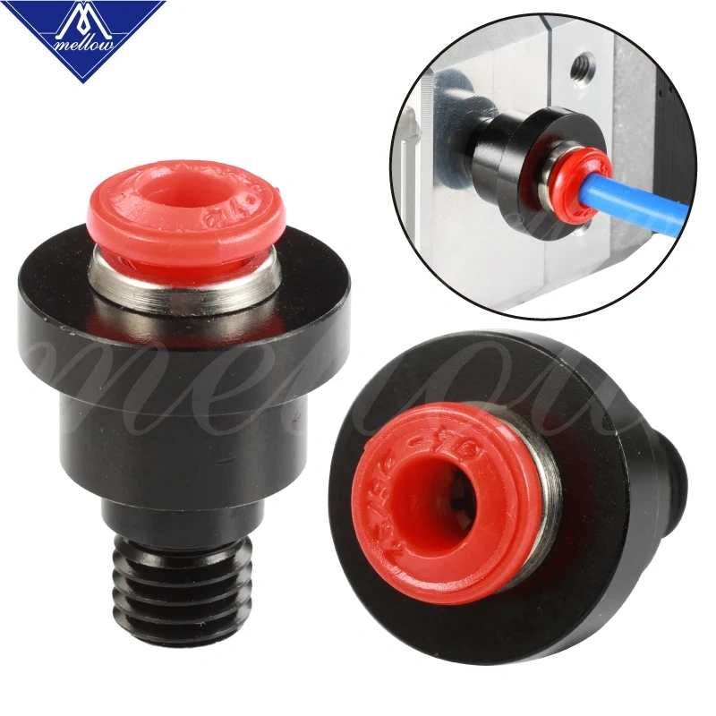 Mellow Pneumatic Connectors NF PC4-M7 Remote For All metal DDG Wind Extruder Bowden 1.75mm PTFE Tube Quick Coupler Fittings