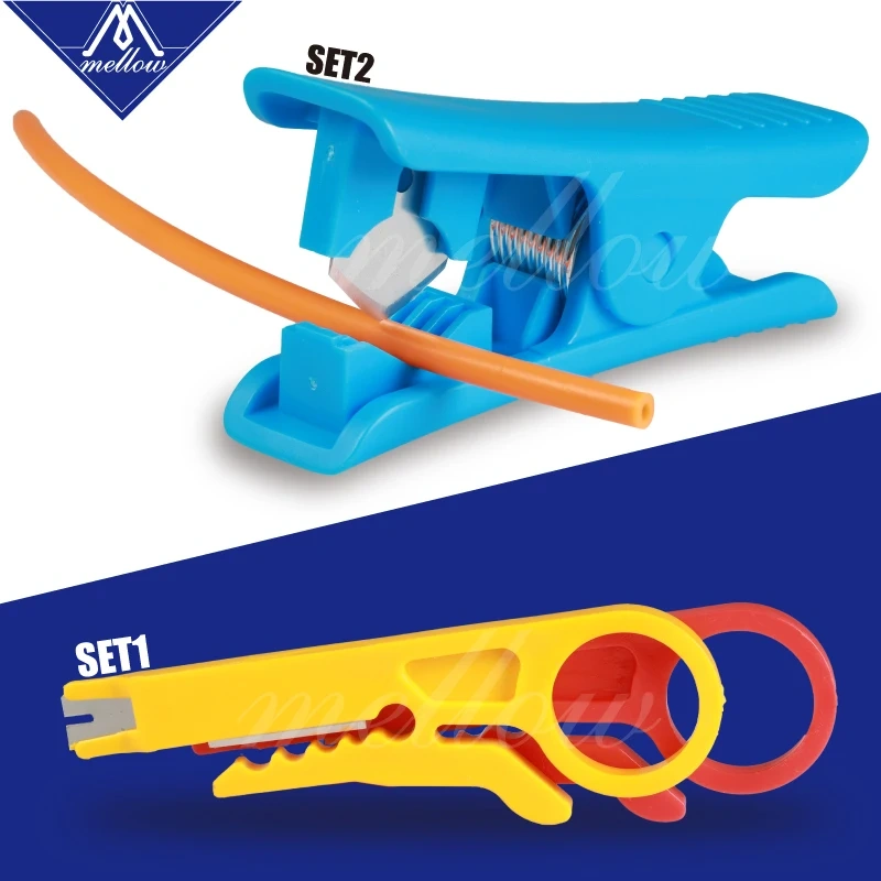 Mellow Mini Portable PTFE tube cutter Wire Stripper Knife for 3d printer TeflonT tube hotend i3 ender 3 extruder Kit tools