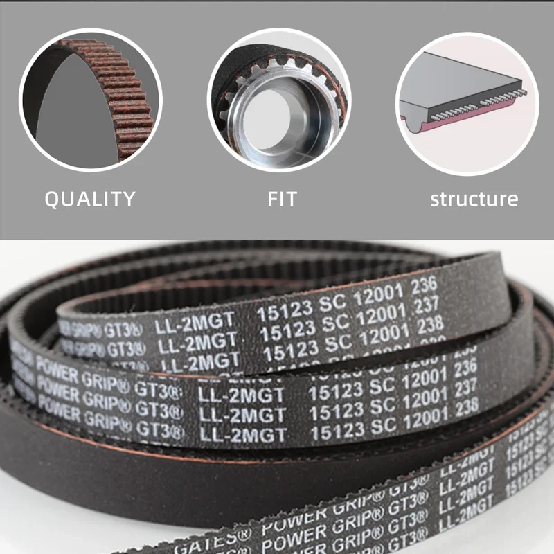 Mellow 3D Printer Parts POWERGRIP GT3 GATES-LL-2MGT Pulley Timing Belt Width 6MM 9MM 10MM 12MM Enhanced Precision And Durability
