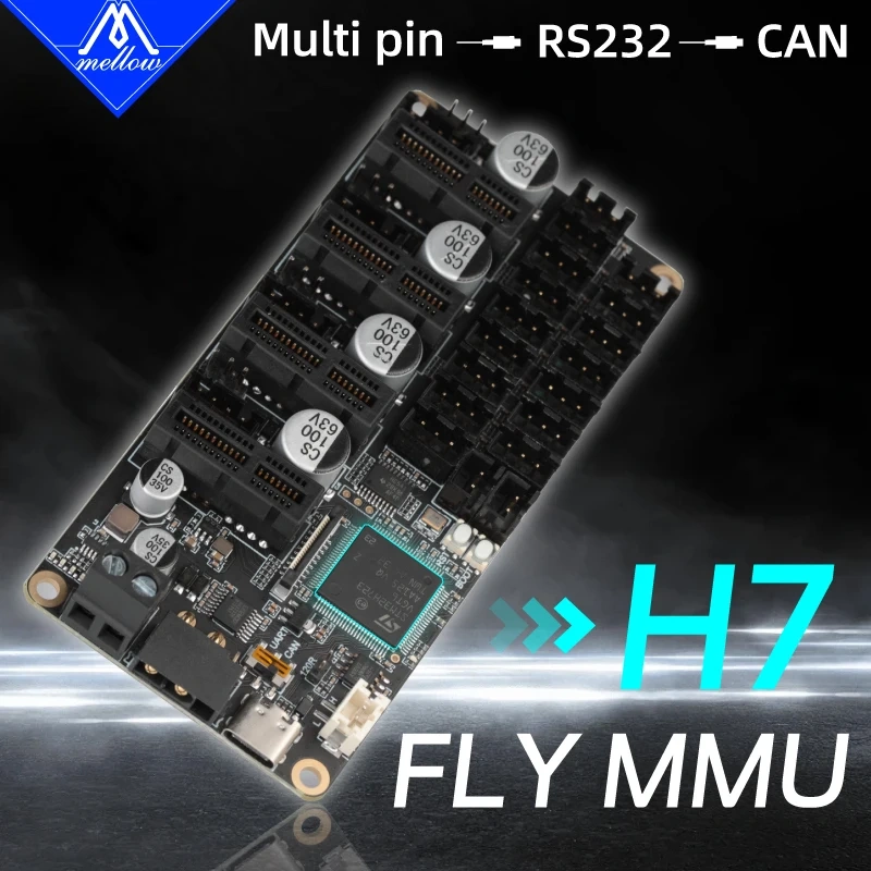 Mellow Fly MMU V1.0 Board For ERC Easy BRD/TR/MMU & Other 3D Multi-Color Modules For VzBot Voron V2.4 Trident 3D Printer Parts