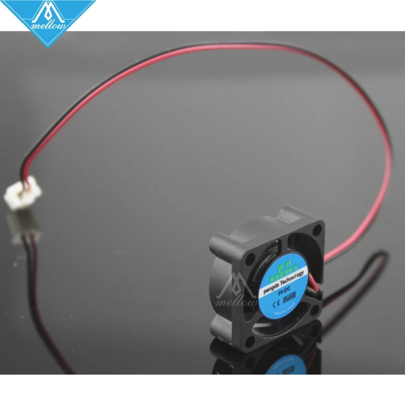 3d printer 25*25*10mm 2510 fan cool extruder small fan 2-wire 12V/24 for Ultimaker 2 + UM2 Extended+ Olsson block kit/Makerbot