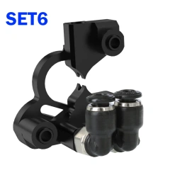 Black Vz Water Extruder Bracket