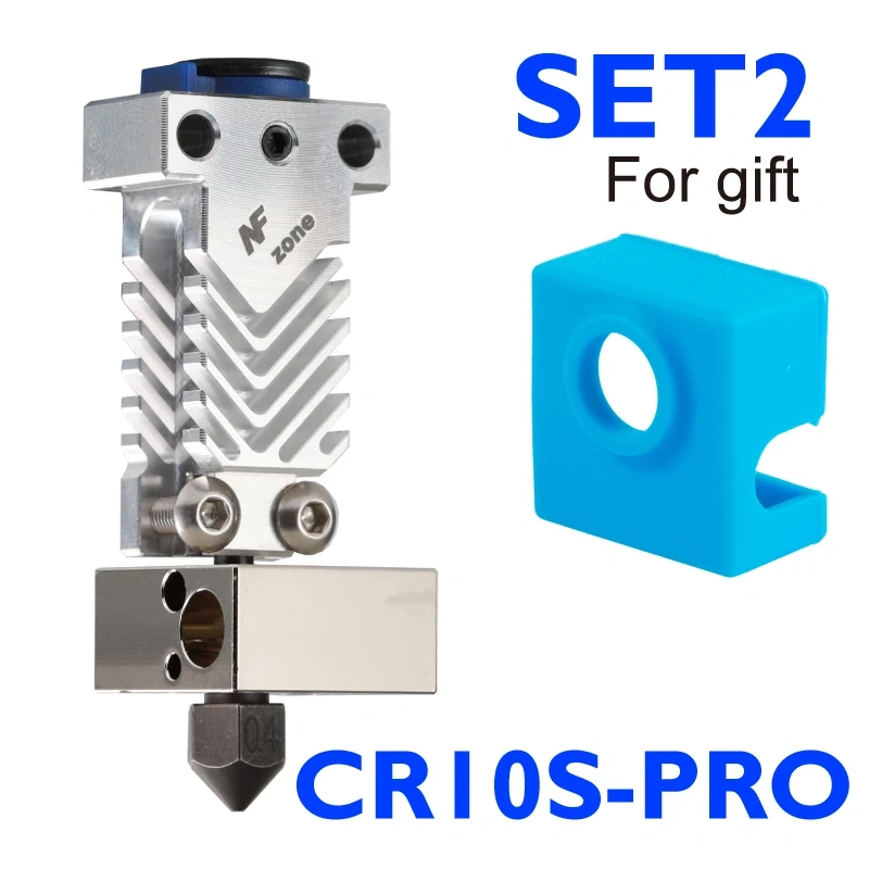 Mellow NF Zone-CR10S PRO Hotend Aerospace Materials For Creality  CR10S PRO Micro Swiss MK8 Nozzle 3D Printer Parts