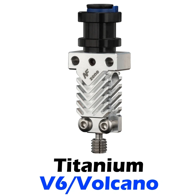 Mellow All Metal Titanium Heat Break NF Zone-T V6/CR10 PRO Heat Sink For  V6 Hotend Ender 3 Ender 5 PRO 3D Printer Parts