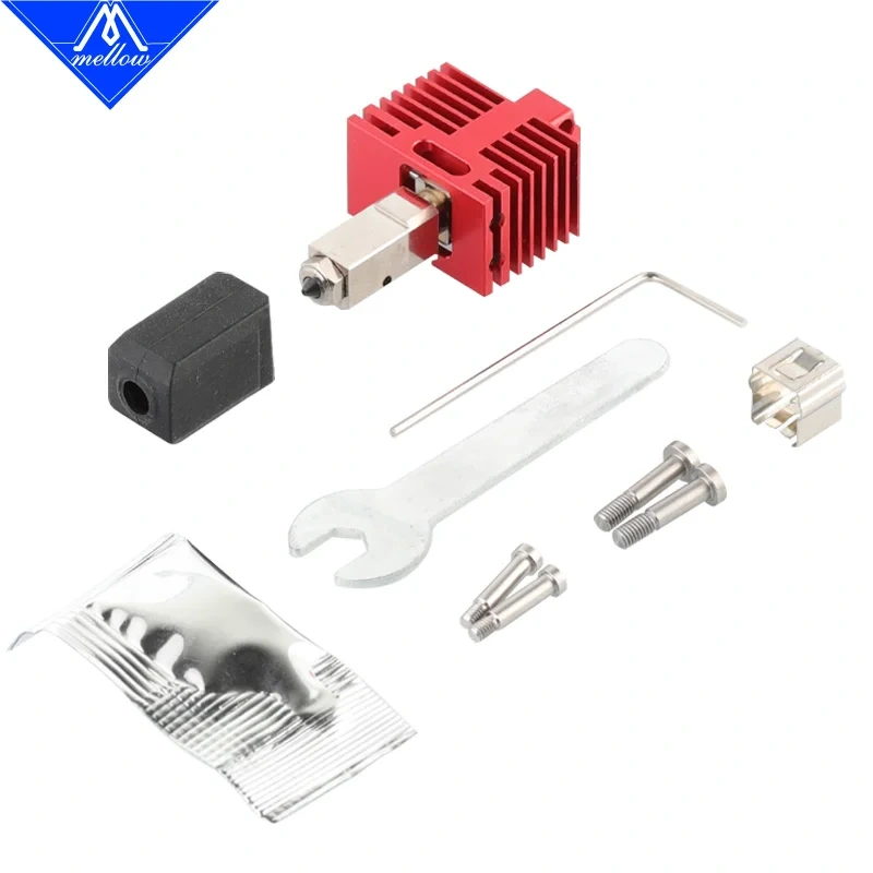 Mellow TZ4.0 Premium Hotend For Bambu Lab X1/P1P/P1S Upgrade 3D Printer: High-Flow Hardened Steel Nozzle With 80W Ceramic Heater