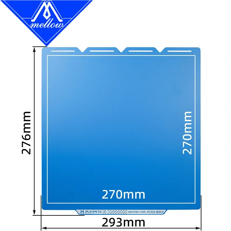 Mellow MintPad U1 Cool Plate Build Surface For Snapmaker U1 Low Temperature Enhanced Bonding Double-Sided Flexible Bed