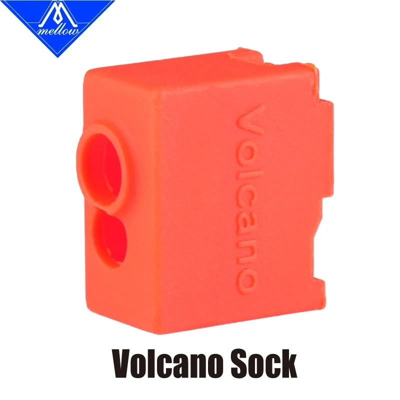 Mellow High Quality Cartridge Heater Block Silicone Volcano Socks For 3d Printer Volcano Heated Block For Volcano Hotend Nozzle