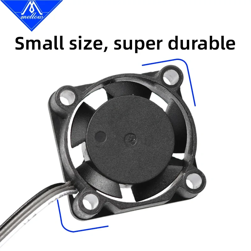 Mellow Dual Ball Bearing 2510 Cooling Fan For Bambu Lab X1 X1C / P1 P1S P1P Hotend Cooling Fan 3D Printer Accessories